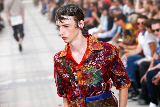 Louis Vuitton Channels Escapism at Sweltering Paris Menswear