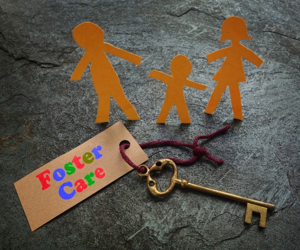 children in foster care concept family 