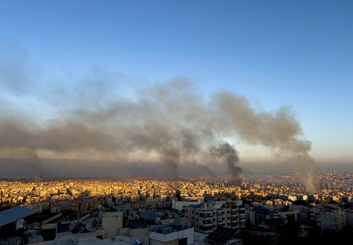 Smoke Rises From Beirut's Southern Suburbs After Night of Israeli Attacks