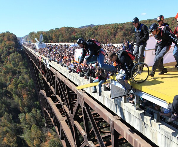 Wheelchair Parachutist to Take the Plunge at Annual Bridge Day