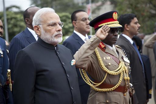 Indian PM in Kenya on Last Leg of 4-nation African Tour