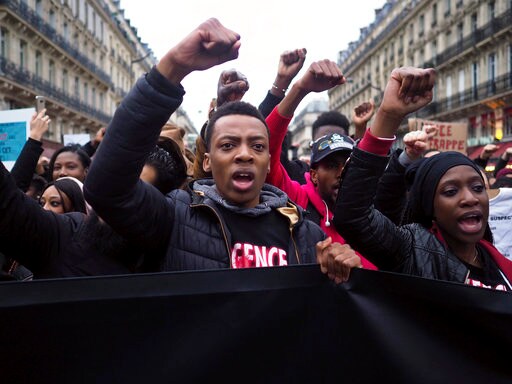 Protesters March in Paris against Police Violence