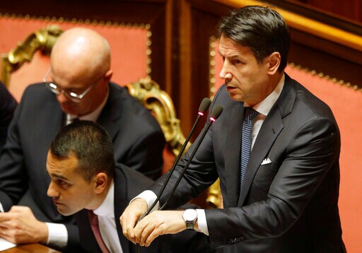 The Latest: Italy's New Pro-Europe Govt Wins Confidence Vote