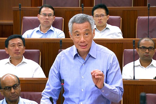 Singapore PM Says in Parliament His Family Feud Is Baseless