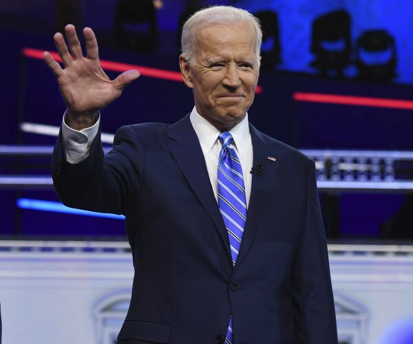 former vice president joe biden is shown