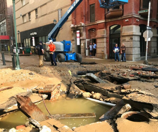 Water Main Break Floods Philly, Leaves Behind Muddy Mess