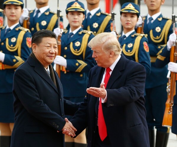 president donald trump speaks to president xi jinping