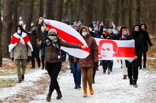 Protesters in Belarus Keep Pushing for Leader's Resignation
