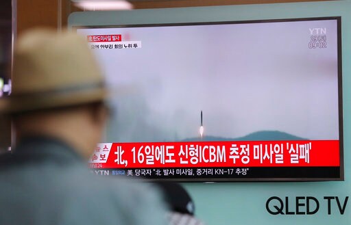 N. Korean Missile Test Fails Hours after UN Meeting on Nukes