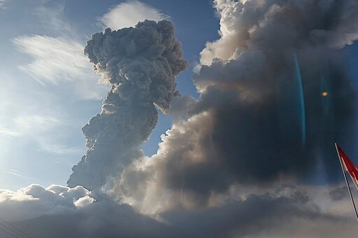 Indonesia's Mount Lewotobi Laki Laki Erupts again as Residents to Relocate from Its Danger Zone