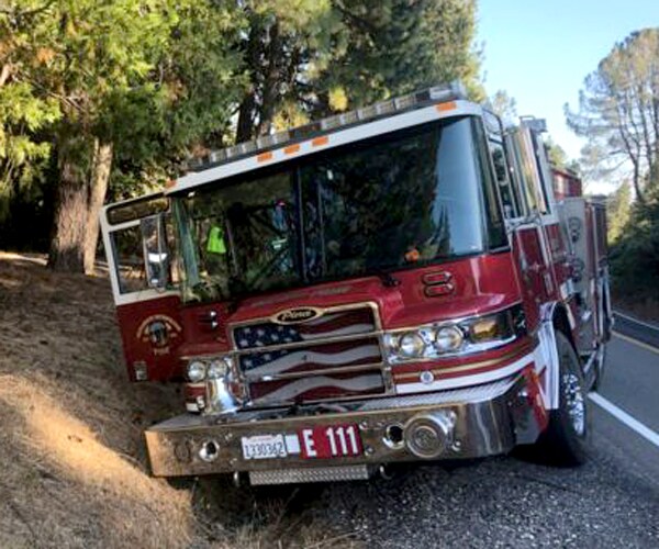 Stolen Firetruck Leads Police on Chase in California