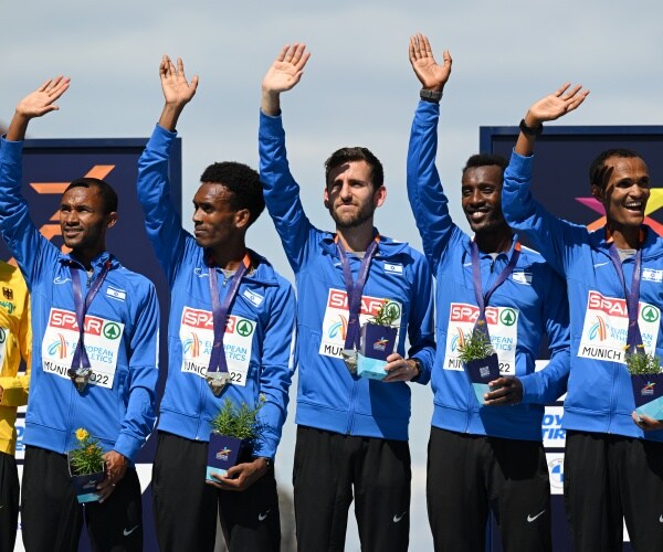israel's men's marathon team
