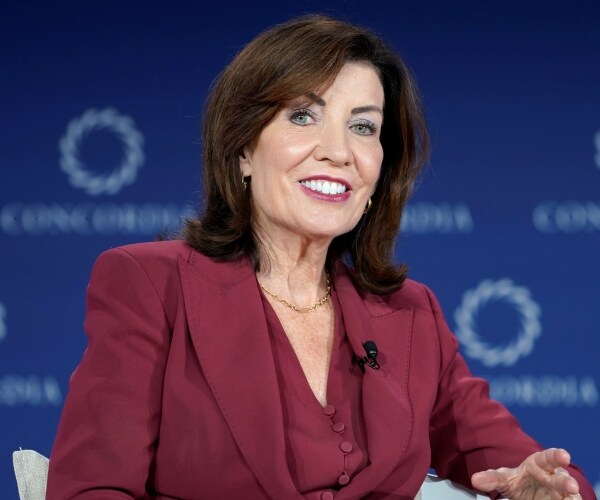 A new Siena College poll shows New York Gov. Kathy Hochul holding a commanding lead over her potenti...