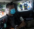 Hong Kong Protester Given 9-Year Term in 1st Security Case