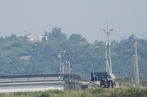 North Korean Crosses the Heavily Fortified Border to South Korea