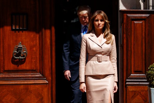 Mrs. Trump Visits Brussels Children's Hospital, Art Museum