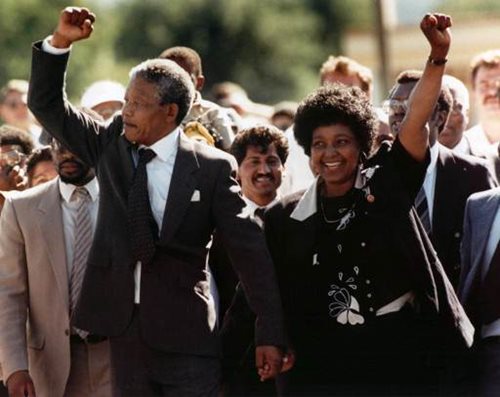 Mandela and Wife Winnie