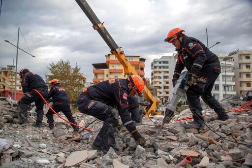 Search in Albania Quake Reduced, Death Toll at 49