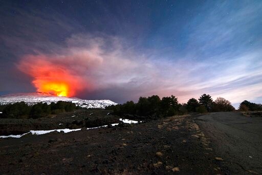 10 Injured in Explosion on Erupting Mount Etna Volcano