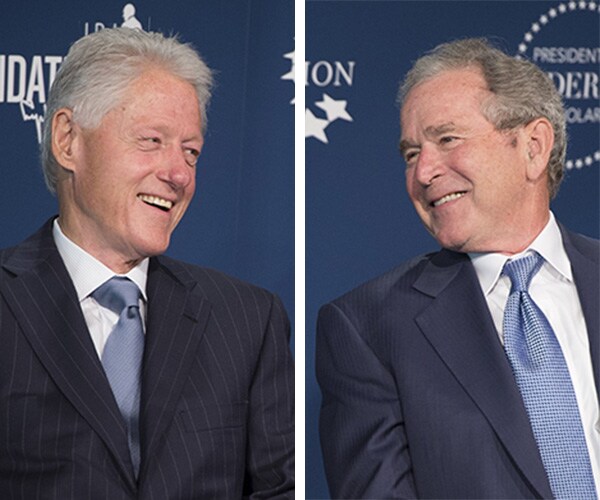 Great Time for Clinton and Bush Together
