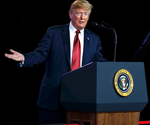 Trump Gets on Harley: 'Don't Get Cute With Us'