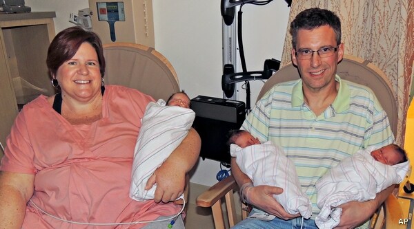 Identical Triplets Born to California Couple Defy the Odds