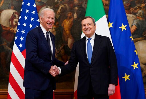 US, Italy United on Ukraine, with Slightly Different Tones