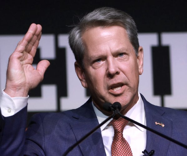 georgia gov. brian kemp speaking to supporters