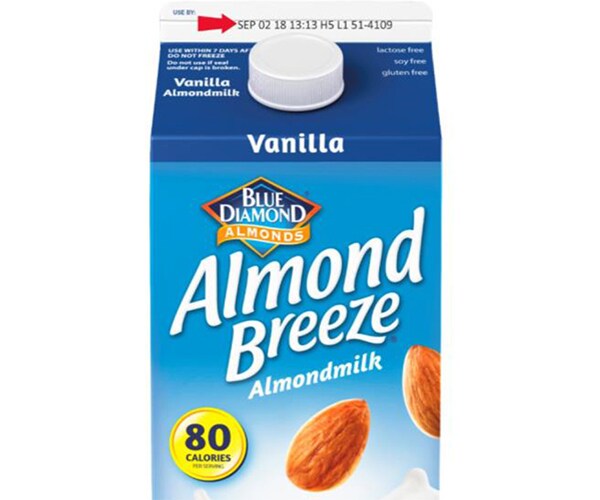 Almond Breeze Recall: Vanilla Product May Contain Real Milk
