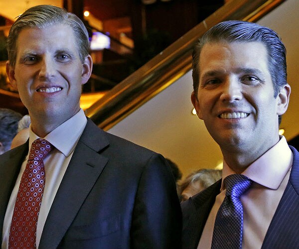 Trump Sons Agree: Russia Probe a 'Witch Hunt'