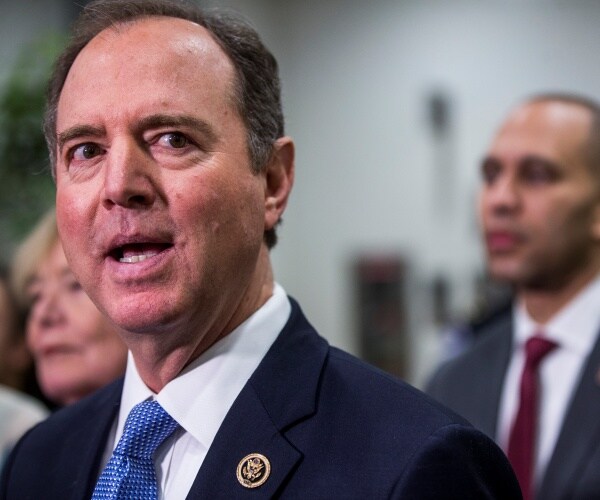 adam schiff in a suit and blue tie
