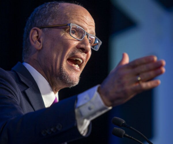 tom perez speaks at the blue nc celebration at the hilton charlotte university place in charlotte, n.c.