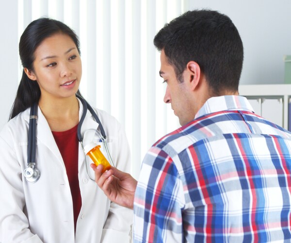 a doctor and a patient