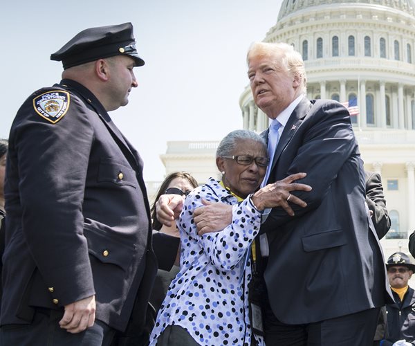 Trump Pushes for Secure Borders at Tribute to Slain Police