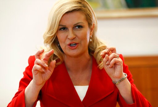 AP Interview: Croatian Leader Says Trump, Putin Key to Peace