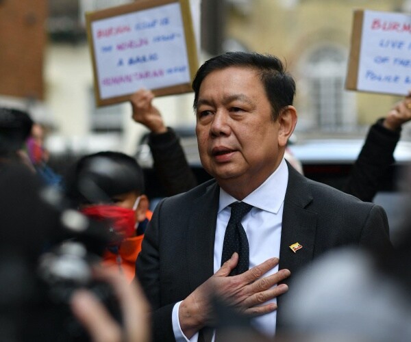 Myanmar's UK Ambassador Locked Out of Embassy for Supporting Overthrown Civilian Leader Suu Kyi
