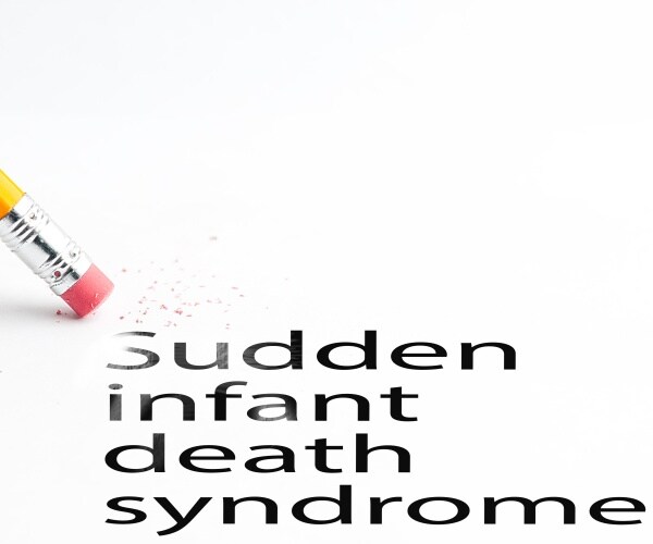 sudden infant death syndrome, eraser erasing the words