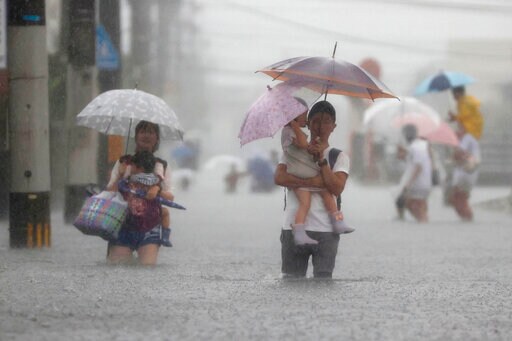 Heavy Rain Causes Floods, Mudslides in Southwestern Japan