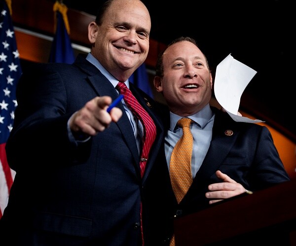tom reed and josh gottheimer at press conference