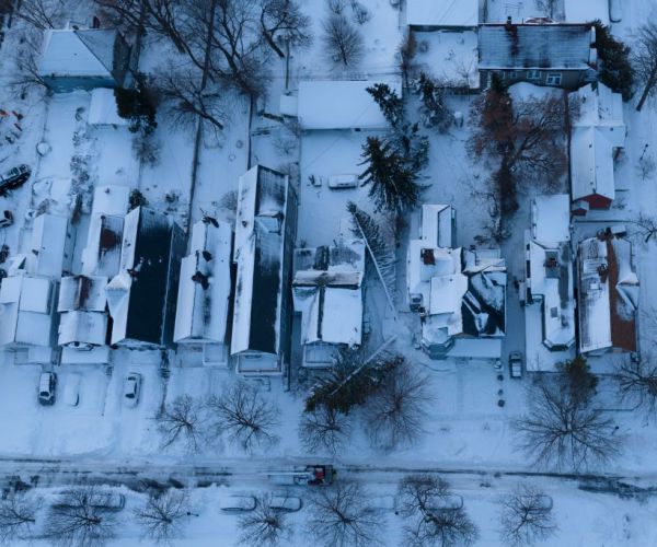 National Guard Checks Homes in Buffalo for Blizzard Victims