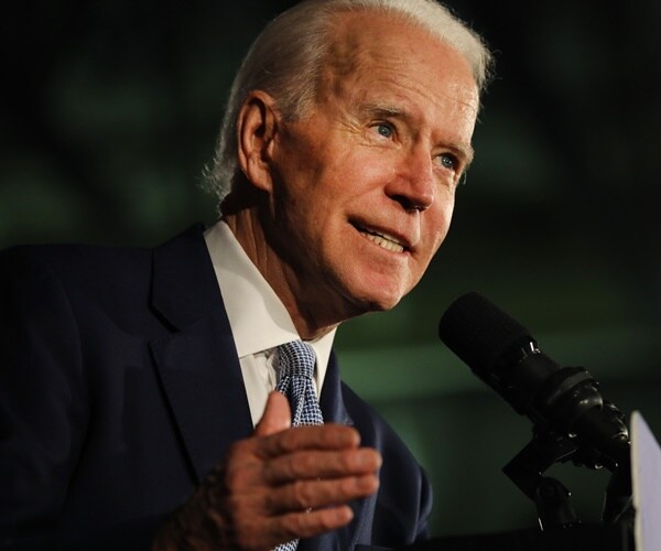 joe bidens speaks to supporters