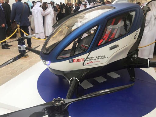 Up, up and Away: Passenger-carrying Drone to Fly in Dubai