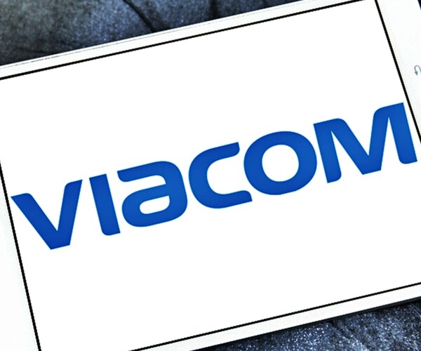 viacom corporate logo symbol emblem on a computer screen