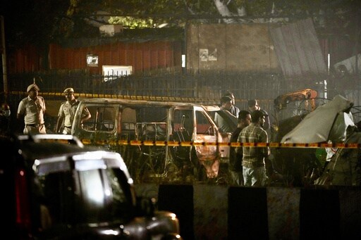 Car Blast near New Delhi's Historic Red Fort Kills at Least 8 People, India's Police Say