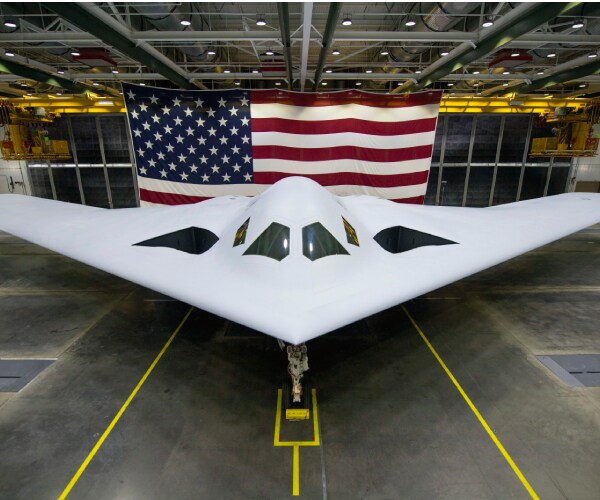 Air Force's Nuke Stealth Bomber, B-21 Raider, Takes 1st Test Flight