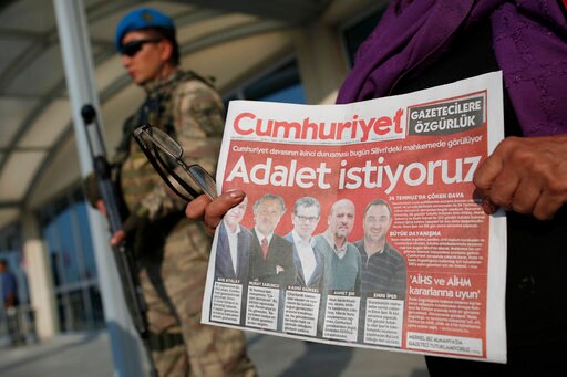 Rights Group: Turkey Newspaper Case 'mockery of Justice'