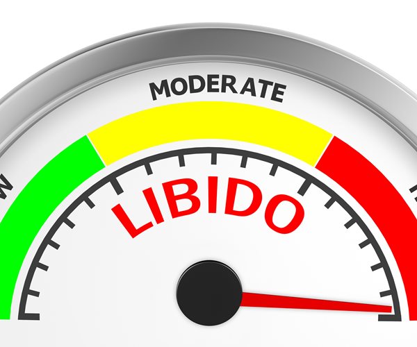 libido meter labeled low to high with the arrow on high