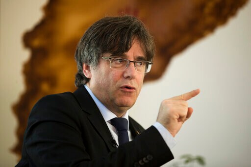 AP Interview: Puigdemont Says Catalan Trial 'vengeance'