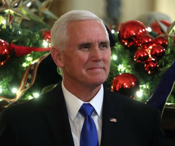  Vice President Mike Pence attends a Hanukkah reception at the White House on Dec. 11, 2019 in Washington.
