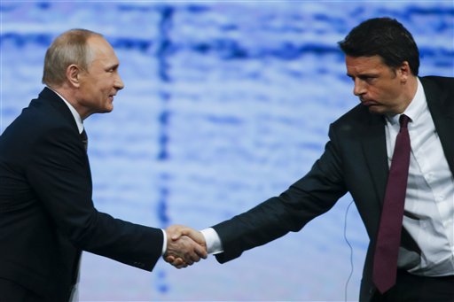 Renzi Says Italy Wants to Boost Economic Ties with Russia